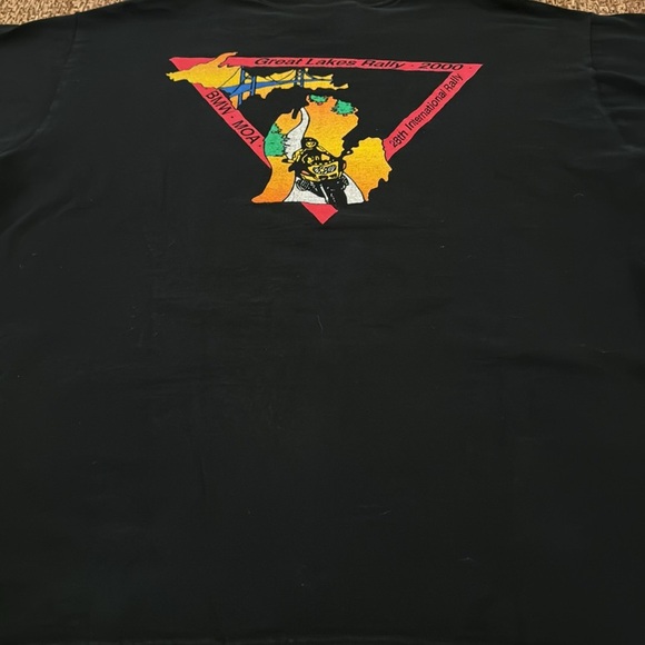 Vintage BMW Motorcycle Owners of America Rally Tee - Picture 5 of 9